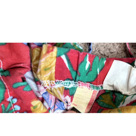 Vintage Red Floral That's My Babee Sundress M - Picture 5 of 6